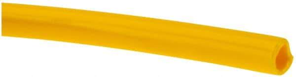 Made in USA - 11/64" ID x 1/4" OD, 0.04" Wall Thickness, Cut to Length (100' Standard Length) LLDPE Tube - Yellow, 205 Max psi, 44 Shore D Hardness - Best Tool & Supply