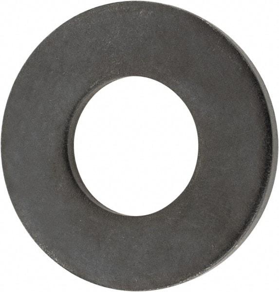 Gibraltar - 3/4" Screw, Grade 1010 Case Hardened Steel Standard Flat Washer - 25/32" ID x 1-5/8" OD, 5/32" Thick, Black Oxide Finish - Best Tool & Supply