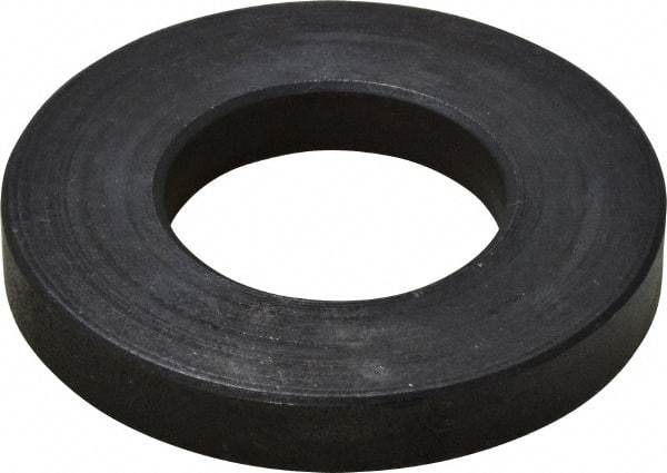 Gibraltar - 1" Screw, Grade 1010 Case Hardened Steel Standard Flat Washer - 1-1/32" ID x 2" OD, 9/32" Thick, Black Oxide Finish - Best Tool & Supply