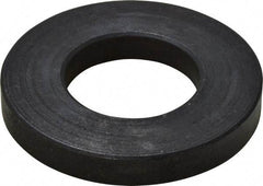 Gibraltar - 1" Screw, Grade 1010 Case Hardened Steel Standard Flat Washer - 1-1/32" ID x 2" OD, 9/32" Thick, Black Oxide Finish - Best Tool & Supply