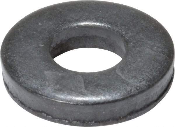 Gibraltar - M6 Screw, Grade 1010 Case Hardened Steel Standard Flat Washer - 7mm ID x 16mm OD, 3mm Thick, Black Oxide Finish - Best Tool & Supply