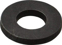 Gibraltar - M10 Screw, Grade 1010 Case Hardened Steel Standard Flat Washer - 11mm ID x 22mm OD, 3mm Thick, Black Oxide Finish - Best Tool & Supply