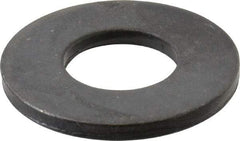 Gibraltar - M16 Screw, Grade 1010 Case Hardened Steel Standard Flat Washer - 17mm ID x 35mm OD, 3mm Thick, Black Oxide Finish - Best Tool & Supply