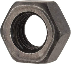 Gibraltar - 5/16-18 UNC Steel Right Hand Heavy Hex Nut - 1/2" Across Flats, 17/64" High, Black Oxide Finish - Best Tool & Supply