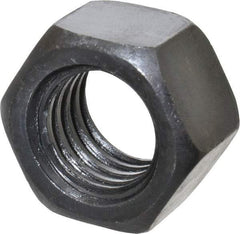 Gibraltar - 5/8-11 UNC Steel Right Hand Heavy Hex Nut - 15/16" Across Flats, 35/64" High, Black Oxide Finish - Best Tool & Supply