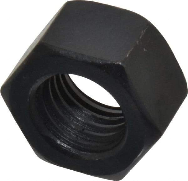 Gibraltar - 3/4-10 UNC Steel Right Hand Heavy Hex Nut - 1-1/8" Across Flats, 41/64" High, Black Oxide Finish - Best Tool & Supply