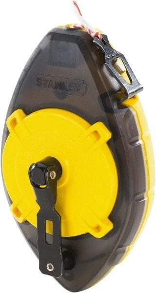 Stanley - 100' Long Chalk Reel - Yellow & Black, Includes Chalk Reel - Best Tool & Supply