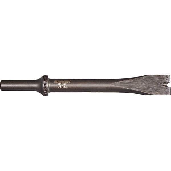 Mayhew - 1/2" Head Width, 6-1/4" OAL, Slotting Tool Chisel - Round Drive, Round Shank, Steel - Best Tool & Supply