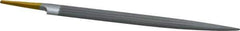 PFERD - 8" Swiss Pattern Half Round File - 3/4" Width Diam x 7/32" Thick, With Tang - Best Tool & Supply