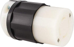 Leviton - 120/208 VAC, 30 Amp, NonNEMA Configuration, Industrial Grade, Self Grounding Connector - 3 Phase, 4 Poles, 0.595 to 1.15 Inch Cord Diameter - Best Tool & Supply