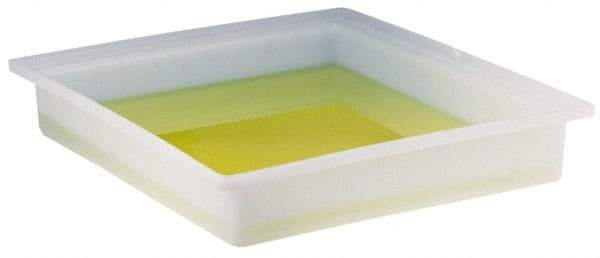 Bel-Art - 16" Long x 12" Wide x 3" Deep Tray with Faucet Tray - Polyethylene - Best Tool & Supply