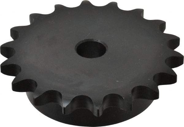 Browning - 18 Teeth, 5/8" Chain Pitch, Chain Size 50, Min Plain Bore Sprocket - 5/8" Bore Diam, 3.599" Pitch Diam, 3.92" Outside Diam - Best Tool & Supply