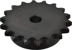 Browning - 18 Teeth, 5/8" Chain Pitch, Chain Size 50, Min Plain Bore Sprocket - 5/8" Bore Diam, 3.599" Pitch Diam, 3.92" Outside Diam - Best Tool & Supply