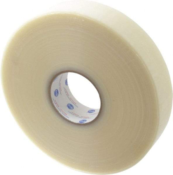 Intertape - 2" x 1,000 Yd Clear Rubber Adhesive Sealing Tape - Polypropylene Film Backing, 1.95 mil Thick, 22 Lb Tensile Strength, Series 7100 - Best Tool & Supply