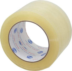 Intertape - 3" x 110 Yd Clear Acrylic Adhesive Sealing Tape - Polypropylene Film Backing, 2.1 mil Thick, 27 Lb Tensile Strength, Series 400 - Best Tool & Supply