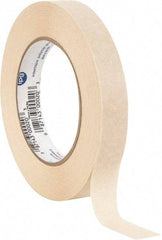 Intertape - 3/4" Wide x 60 Yd Long Tan Paper Masking Tape - Series PG505, 5.8 mil Thick, 20 In/Lb Tensile Strength - Best Tool & Supply