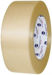 Intertape - 3" x 60 Yd Clear Rubber Adhesive Packaging Tape - Polyester Film Backing, 7.5 mil Thick, 333 Lb Tensile Strength, Series RG16 - Best Tool & Supply