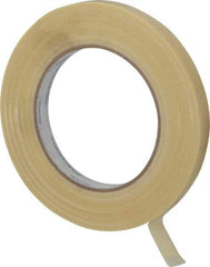 Intertape - 1/2" x 60 Yd Natural (Color) Rubber Adhesive Packaging Tape - Polyester Film Backing, 5.6 mil Thick, 175 Lb Tensile Strength, Series RG15 - Best Tool & Supply