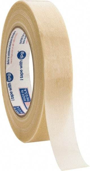 Intertape - 1" x 60 Yd Clear Rubber Adhesive Packaging Tape - Polyester Film Backing, 5.6 mil Thick, 175 Lb Tensile Strength, Series RG15 - Best Tool & Supply