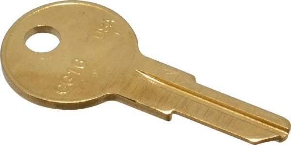 Made in USA - Chicago Key Blank - Brass - Best Tool & Supply