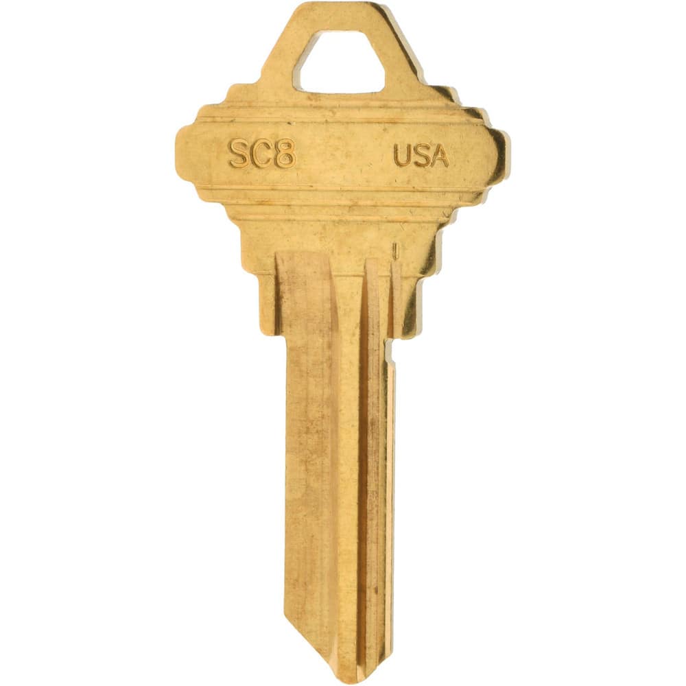 Schlage Brass Key Blank Brass