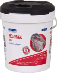 WypAll - Reusable Shop Towel/Industrial Wipes - Pop-Up, 13" x 10" Sheet Size, White - Best Tool & Supply