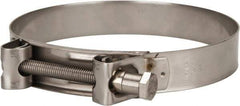 Mikalor - 6" Hose, 1.1" Wide x 0.051" Thick, T-Bolt Hose Clamp - 5.91 to 6.38" Diam, Stainless Steel - Best Tool & Supply