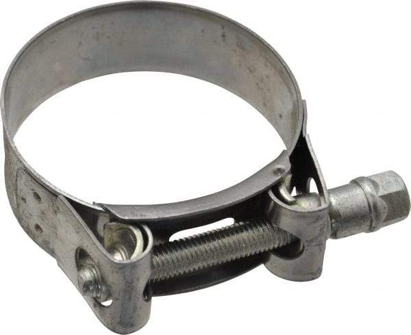 Mikalor - 2-1/4" Hose, 0.78" Wide x 0.04" Thick, T-Bolt Hose Clamp - 2.17 to 2.32" Diam, Stainless Steel Band, Housing & Zinc Plated Screw - Best Tool & Supply