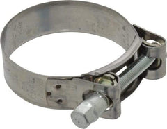 Mikalor - 2-13/32" Hose, 0.78" Wide x 0.04" Thick, T-Bolt Hose Clamp - 2.32 to 2.48" Diam, Stainless Steel Band, Housing & Zinc Plated Screw - Best Tool & Supply