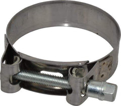 Mikalor - 2-5/8" Hose, 0.78" Wide x 0.04" Thick, T-Bolt Hose Clamp - 2.48 to 2.68" Diam, Stainless Steel Band, Housing & Zinc Plated Screw - Best Tool & Supply