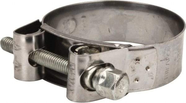 Mikalor - 2-3/4" Hose, 0.98" Wide x 0.04" Thick, T-Bolt Hose Clamp - 2.68 to 2.87" Diam, Stainless Steel Band, Housing & Zinc Plated Screw - Best Tool & Supply