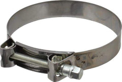 Mikalor - 5-3/4" Hose, 1.1" Wide x 0.051" Thick, T-Bolt Hose Clamp - 5.51 to 5.91" Diam, Stainless Steel Band, Housing & Zinc Plated Screw - Best Tool & Supply