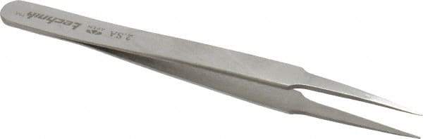 Aven - 4-3/4" OAL 2-SA Precision Tweezers - Stainless Steel, 2-SA Pattern - Best Tool & Supply