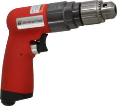 Universal Tool - 1/4" Keyed Chuck - Pistol Grip Handle, 6,000 RPM, 4.6 CFM, 0.9 hp, 90 psi - Best Tool & Supply