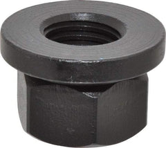 Gibraltar - M20x2.50, 40mm Flange Diam, 25mm High, 30mm Across Flats, Flange Nut - Grade 12L14 Steel, Black Oxide Finish, 6" Flange Height, TCMAI - Best Tool & Supply