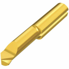 Iscar - 5mm Min Bore Diam, 14mm Max Bore Depth, 5mm Shank Diam, Profile Boring Bar - 0.0059" Corner Radius, Right Hand Cut, Solid Carbide, TiAlN Finish - Exact Industrial Supply