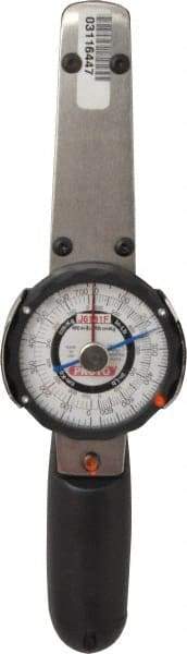 Proto - 3/8" Drive Dial Torque Wrench - 600 In/Lb Torque, 10" OAL, 10 In/Lb Graduation, Fixed Head - Best Tool & Supply