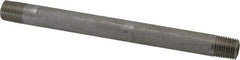 Merit Brass - Schedule 80, 1/4" Pipe x 6" Long, Grade 304/304L Stainless Steel Pipe Nipple - Seamless & Threaded - Best Tool & Supply