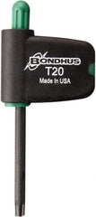 Bondhus - 3" OAL T20 Torx Key - Best Tool & Supply