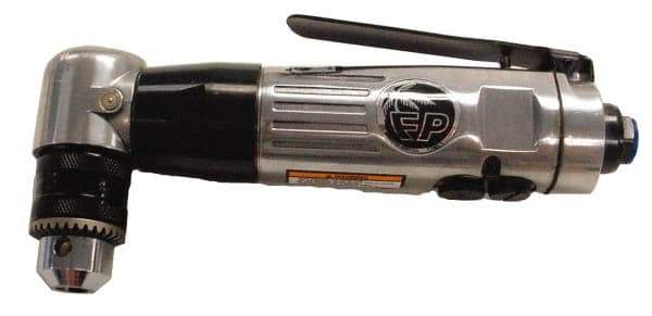 Florida Pneumatic - 3/8" Reversible Keyed Chuck - Right Angle Handle, 1,800 RPM, 6 CFM, 0.3333 hp, 90 psi - Best Tool & Supply