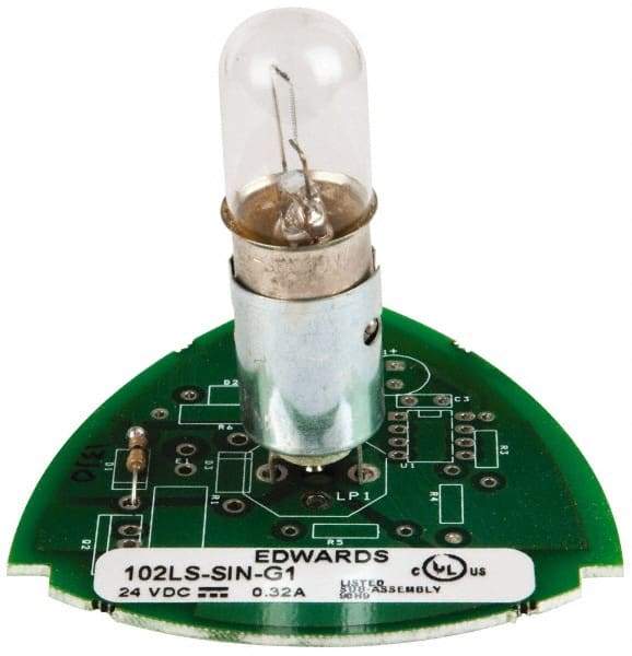 Edwards Signaling - Incandescent Lamp, Clear, Steady, Stackable Tower Light Module - 24 VDC, 0.32 Amp, IP54, IP65 Ingress Rating, 3R, 4X NEMA Rated, Panel Mount, Pipe Mount - Best Tool & Supply