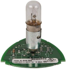 Edwards Signaling - Incandescent Lamp, Clear, Steady, Stackable Tower Light Module - 120 VAC, 0.08 Amp, IP54, IP65 Ingress Rating, 3R, 4X NEMA Rated, Panel Mount, Pipe Mount - Best Tool & Supply