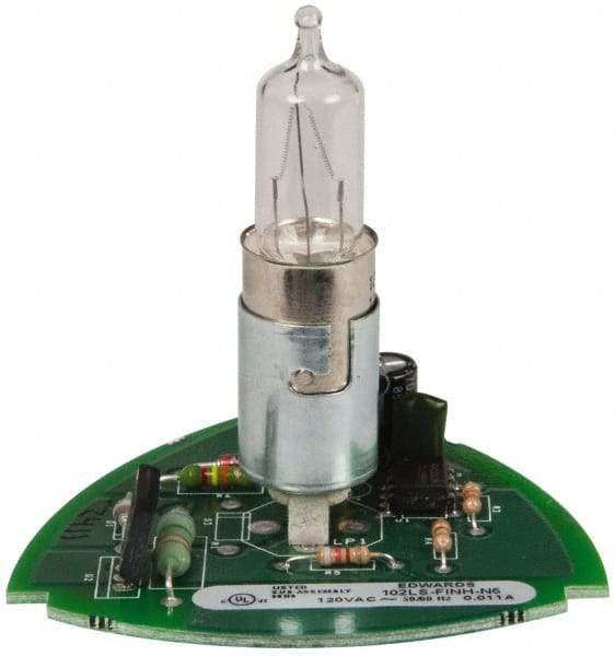 Edwards Signaling - Halogen Lamp, Clear, Flashing, Stackable Tower Light Module - 120 VAC, 0.11 Amp, IP54, IP65 Ingress Rating, 3R, 4X NEMA Rated, Panel Mount, Pipe Mount - Best Tool & Supply