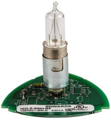 Edwards Signaling - Halogen Lamp, Clear, Steady, Stackable Tower Light Module - 120 VAC, 0.11 Amp, IP54, IP65 Ingress Rating, 3R, 4X NEMA Rated, Panel Mount, Pipe Mount - Best Tool & Supply