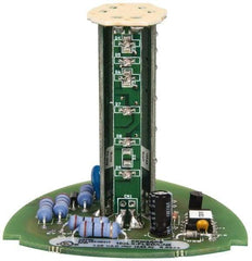 Edwards Signaling - LED Lamp, Amber, Flashing, Stackable Tower Light Module - 120 VAC, 0.02 Amp, IP54, IP65 Ingress Rating, 3R, 4X NEMA Rated, Panel Mount, Pipe Mount - Best Tool & Supply