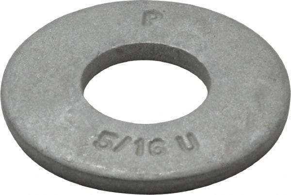 Armor Coat - 5/16" Screw, Grade 8 Alloy Steel USS Flat Washer - 3/8" ID x 7/8" OD, 0.094" Thick - Best Tool & Supply