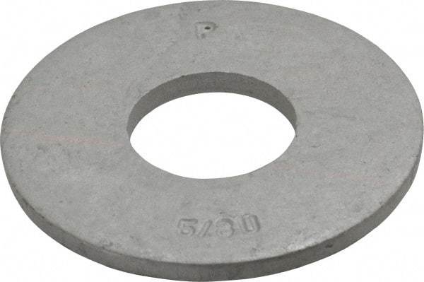 Armor Coat - 5/8" Screw, Grade 8 Alloy Steel USS Flat Washer - 21/32" ID x 1-3/4" OD, 0.156" Thick - Best Tool & Supply