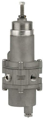 ARO/Ingersoll-Rand - 1/4" NPT Port 1 Piece Filter/Regulator FRL Unit - Stainless Steel Bowl, 20 SCFM, 250 Max psi, 8.35" High, Manual Drain - Best Tool & Supply