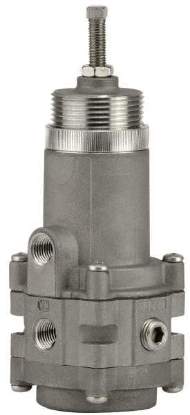 ARO/Ingersoll-Rand - 3/8 NPT Port, 20 CFM, Stainless Steel Diaphragm Operated Regulator - 2 to 150 psi Range, 250 Max psi Supply Pressure, 1/4" Gauge Port Thread, 2-1/2" Wide x 6.89" High - Best Tool & Supply