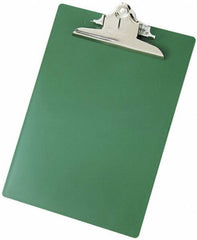 Saunders - 13 Inch Long x 9 Inch Wide x 1-3/4 Inch High, Clip Board - Green - Best Tool & Supply